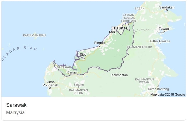 Gambar Peta Sarawak Malaysia Maps