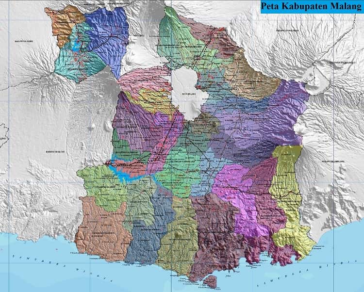 Gambar Peta Kabupaten Malang