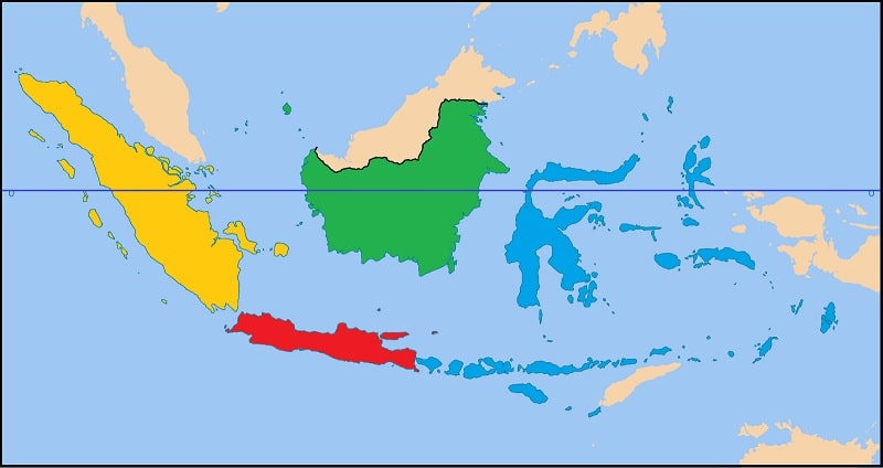 Peta Indonesia Animasi PNG