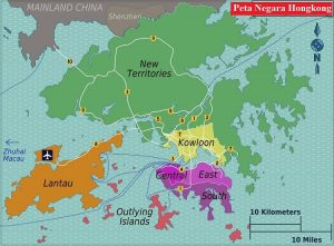 Peta Negara Hongkong Lengkap Gambar HD Ukuran Besar