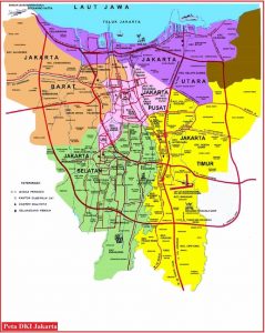 Peta Jakarta HD Lengkap: Pusat, Barat, Timur, Utara dan Selatan
