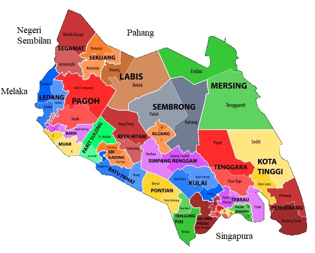 Peta Johor