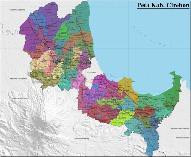 Peta Kabupaten Cirebon