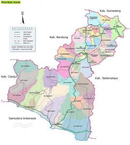 Peta Kabupaten Garut Jawa Barat HD Lengkap dan Keterangannya