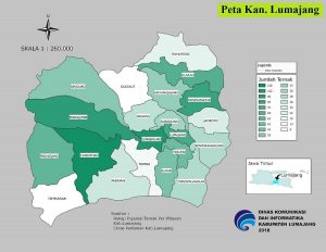 Peta Kabupaten Lumajang Jawa Timur Terbaru Lengkap HD dan Keterangannya