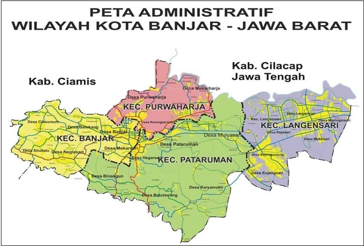 Peta Kota Banjar