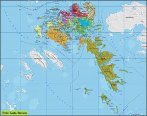 Peta Kota Batam Terbaru Gambar HD dan Keterangannya