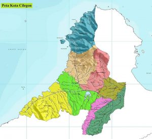 Peta Kota Cilegon, Banten Lengkap Gambar Ukuran Besar