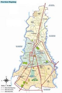 Peta Kota Magelang Lengkap Gambar Terbaru dan Keterangannya