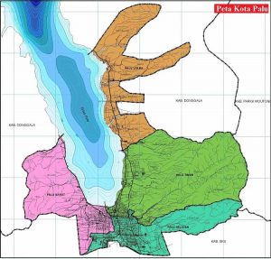 Peta Kota Palu Sulawesi Tengah Lengkap dan Terbaru