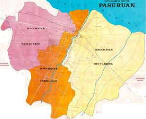 Peta Kota Pasuruan Gambar HD Lengkap dan Keterangannya