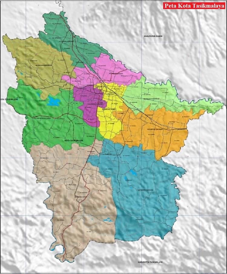 Peta Kota Tasikmalaya
