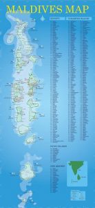 Peta Negara Maladewa Terbaru Gambar HD dan Keterangannya