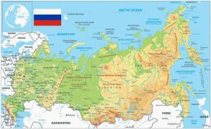 Peta Negara Rusia Terbaru Gambar HD Lengkap dan Sekitarnya