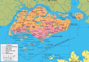 Peta Singapura Terbaru HD Lengkap dan Keterangannya
