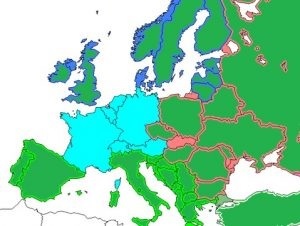Gambar Peta Eropa Barat