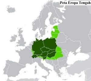Gambar Peta Eropa Tengah