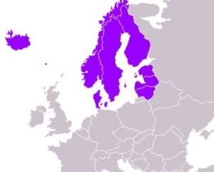 Gambar Peta Eropa Utara