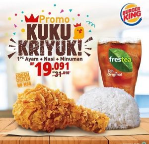 Promo Burger King Bulan Februari 2020 | Kupon Diskon Hemat 50%