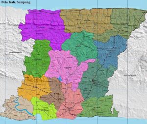Peta Kabupaten Sampang HD dan Keterangannya