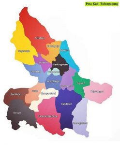 Peta Kabupaten Tulungagung HD Lengkap: Gambar Ukuran Besar