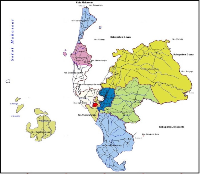 Peta Kabupaten Takalar