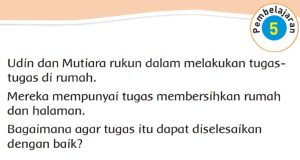 Mengapa Halaman Rumah Udin Selalu Indah dan Rapi Kunci Jawaban Tema 1 Kelas 2 Halaman 36