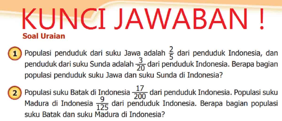 Populasi Penduduk Dari Suku Jawa Adalah 2 5 Dari Penduduk Indonesia