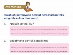 Apakah Simpai Itu? Bagaimana Bentuk Simpai? Tema 2 Kelas 2 Halaman 14