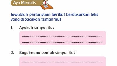 Apakah Simpai Itu Bagaimana Bentuk Simpai Tema 2 Kelas 2 Halaman 14