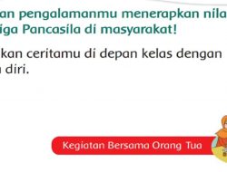 Jawab: Ceritakan Pengalamanmu Menerapkan Nilai-Nilai Sila Ketiga Pancasila di Masyarakat