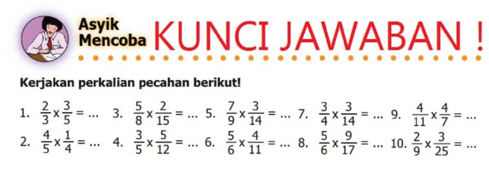 Kunci Jawaban Matematika Kelas 5 Halaman 19 dan Caranya