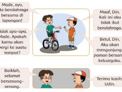 Jawab: Siapa yang Mengajak Berolahraga Pada Teks Di Atas? Kelas 2 Halaman 170