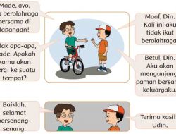 Siapakah yang Menolak Ajakan Udin? Mengapa Ia Menolak Ajakan Tersebut? Jawaban Kelas 2 SD