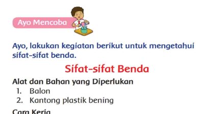 Simpulan Sifat-Sifat Benda