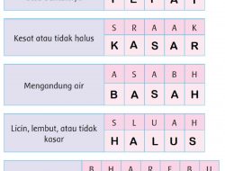 Jawab: Susunlah Huruf-Huruf Berikut Hingga Membentuk Kata yang Dimaksud! Kelas 2 Halaman 23