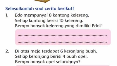 Edo Mempunyai 8 Kantong Kelereng Berisi 10, Berapa Banyak Kelereng yang Dimiliki Edo