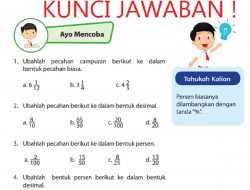 Kunci Jawaban Matematika Kelas 4 Halaman 29 Ubahlah Pecahan Campuran Berikut Ke dalam Bentuk Pecahan Biasa 6 1/12