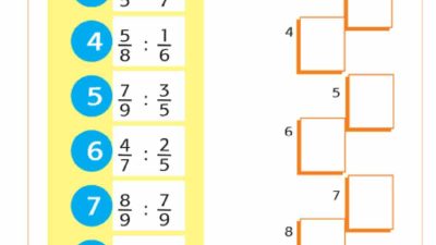 Kunci Jawaban Matematika Kelas 5 Halaman 32 dan 33 Kerjakan Pembagian Pecahan Berikut