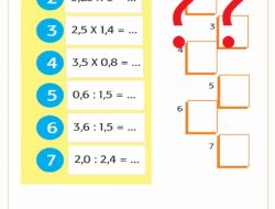 Kunci Jawaban Matematika Kelas 5 Halaman 40 Kerjakan Perkalian dan Pembagian Desimal Berikut