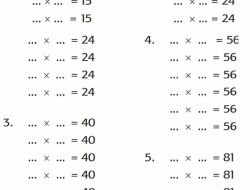 Jawab: Lengkapi Kalimat Perkalian Berikut Sebanyak Mungkin yang Kamu Bisa! Halaman 105 Kelas 2