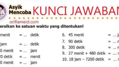 Kunci Jawaban Matematika Kelas 5 Halaman 48 49 Asyik Berlatih Soal Cerita