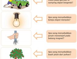 Apa yang Menyebabkan Mobil pada Gambar Di Samping Dapat Bergerak Tema 7 Kelas 4 Halaman 6
