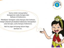 Kunci Jawaban Tema 7 Kelas 4 Halaman 36 38 39 40 Pembelajaran 5 Subtema 1 Keragaman Suku Bangsa dan Agama di Negeriku