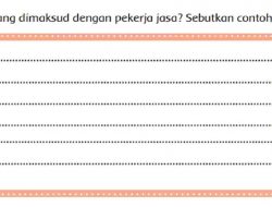 Jawab: Apa yang Dimaksud dengan Pekerja Jasa Sebutkan Contohnya Tema 8 Kelas 4 Halaman 24