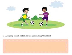 Apa yang Terjadi Pada Bola yang Ditendang Jelaskan Tema 8 Kelas 4 Halaman 65