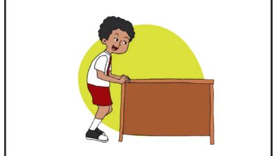 Bagaimana Pergerakan Meja Saat Didorong Sendiri dan Berdua Jelaskan Tema 8 Kelas 4 SD