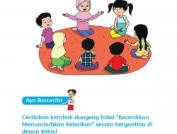 Ceritakan Kembali Dongeng Fabel Kecerdikan Menumbuhkan Kebaikan Secara Bergantian di Depan Kelas 2 Tema 7 Halaman 27