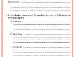 Jawab: Jenis Pekerjaan yang Terkait dengan Kegiatan Ekonomi Di Lingkungan Tempat Tinggalku Tema 8 Kelas 4 SD