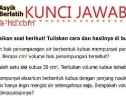 Luas Salah Satu Sisi Kubus 36 CM² Tentukan Volume Kubus Tersebut